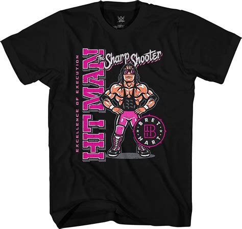 wwf bret hart t shirt